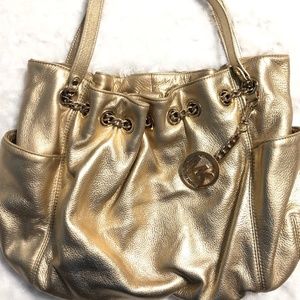 Gold MK BAG